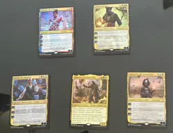 Oversized Commander MTG 2018 PROMO CARDS LOT SET CLEAN COMBINE SHIP - Image 1