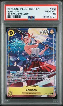 2024 ONE PIECE PRB01-PREMIUM BOOSTER -ONE PIECE CARD THE BEST- YAMATO PSA 10 - Image 1