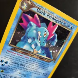 Pokemon Card - Neo Destiny Rare Holo Dark Feraligatr 5/105 WOTC - Image 3