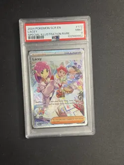 2024 Pokemon Lacey Special Illustration Rare Card PSA 9 Sv07: Stellar Crown - Image 1