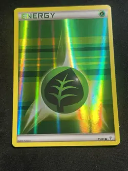 Grass Energy 75/83 Common Generations Reverse Holo Pokemon Card - Image 1