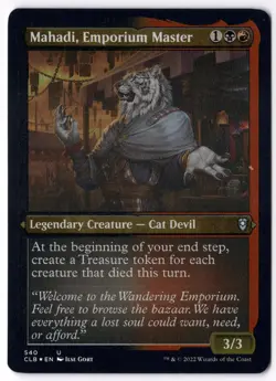 Mahadi, Emporium Master (Foil Etched) CLB 540 Magic: The Gathering Foil UC NM - Image 1