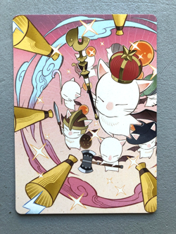 Mtg Carte Magic FFVII Final Fantasy Good King Mog XII Art Series NM - Image 1