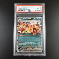 PSA 10 Charizard ex 125/197 Play! Prize Pack Graded Pokemon Card - Image 1