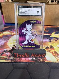 Topps 2000 Pokemon TV Animation PC5 #150 Mewtwo Clear Card Cgc 9 - Image 1