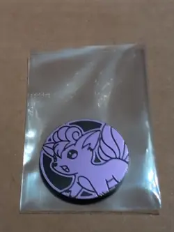 Pokemon Purple Vulpix Mini Coin From 151 Chinese - Image 1