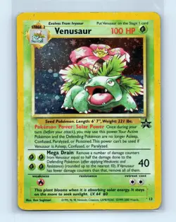 Pokemon tcg WoTC Promo Venusaur Heavily played - Image 1