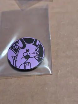 Pokemon Purple Raichu Mini Coin From 151 Chinese - Image 1