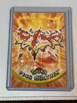 Moltres #146 Topps Pokemon Moltres Blue Logo 1999 Great Condition - Image 1