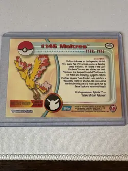 Moltres #146 Topps Pokemon Moltres Blue Logo 1999 Great Condition - Image 2