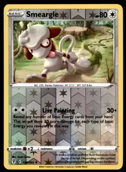 Smeargle 128/203 Rare Evolving Skies Pokemon Reverse Holo Lightly Played - Image 1