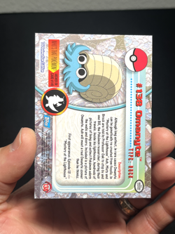 Topps Pokemon Series 3 Holo Foil #138 Omanyte - Image 3