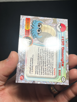 Topps Pokemon Series 3 Holo Foil #138 Omanyte - Image 4