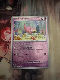 Slowpoke 57/142 Common Stellar Crown Pokemon Reverse Holo Near Mint - Image 1