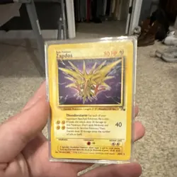 Wizards of the Coast Zapdos 15/62 Fossil Holo Rare 80 HP Pokemon TCG English - Image 1