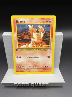 Pokemon TCG Slugma 82/105 Neo Destiny 1st Edition NM | Ken Sugimori Art - Image 1