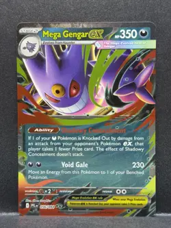 Mega Gengar ex 056/094 Phantasmal Flames Pokemon TCG NM - Image 1