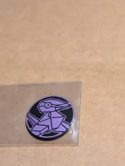 Pokemon Purple Porygon Mini Coin From 151 Chinese - Image 1