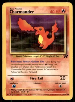 2000 Classic - Team Rocket Charmander Basic/Common #50 - Image 1