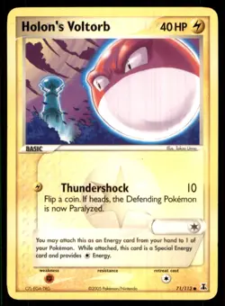 2005 EX - Delta Species Holon’s Voltorb Basic/Common #71 - Image 1