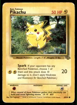 1999 Jungle Pikachu Basic/Common #60 - Image 1