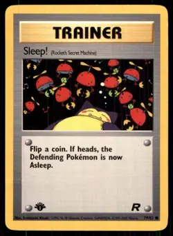 2000 Classic - Team Rocket 1st Edition Sleep! Common #79 - Image 1
