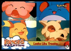 1999 Topps Pokemon Pikachu's Vacation Looks Like Trouble... #44 - Image 1