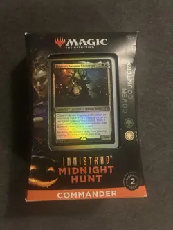 MTG - Magic the Gathering- Innistrad Midnight Hunt Coven Counters Commander Deck - Image 1