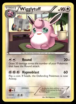 2012 Black & White - Next Destinies Wigglytuff Stage 1/Rare #79 - Image 1