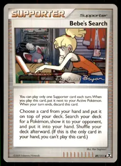 2009 Pokemon World Championships 2010 Bebe’s Search Uncommon #89 - Image 1