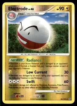 2008 Diamond & Pearl - Stormfront Reverse Holo Electrode Stage 1/Uncommon #36 - Image 1
