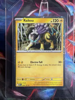 Raikou - (Cosmo Holo) 048/132 Mega Evolution Holo -BLISTER EXCLUSIVE Pokemon TCG - Image 1
