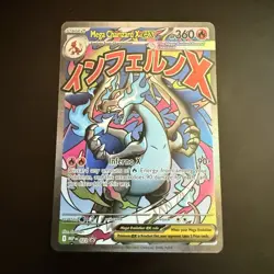 Pokemon TCG Mega Charizard X EX Promo Full Art Holo Me: Mega Evolution 023 NM - Image 1