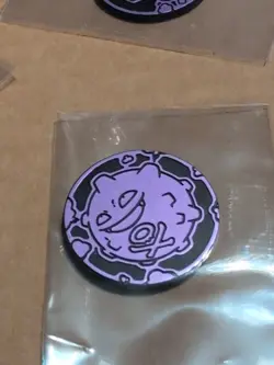 Pokemon Purple Koffing Mini Coin From 151 Chinese - Image 1