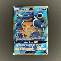 Pokemon TCG Blastoise GX SM189 Promo Holo 2019 240 HP Stage 2 - Image 1