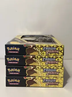 Pokemon Crown Zenith Pikachu VMAX Premium Collection Box Lot Of 4 - Image 4