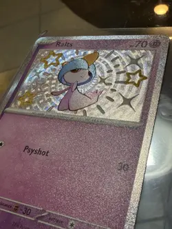 Ralts 153/091 SV: Paldean Fates Shiny Rare Holo English 70 HP Basic - Image 3
