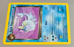 Dark Vaporeon # 45/82 Uncommon aus Team Rocket 2000 Pokemon EN Near Mint Vintage - Image 2