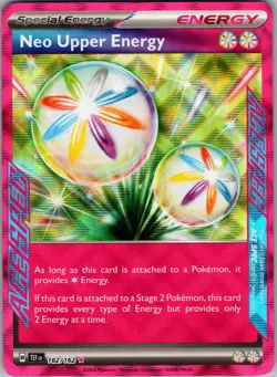 Pokemon TCG Neo Upper Energy 162/162 SV05: Temporal Forces Holo NM - Image 1