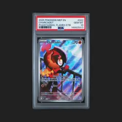 2025 POKEMON MEP EN-ME BLACK STAR PROMO #022 CHARCADET PSA 10 - Image 1