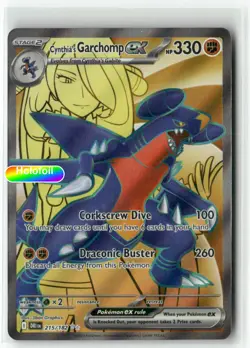 Cynthia's Garchomp ex - 215/182 [Pokemon DRI - 215/182] Holofoil - Image 2