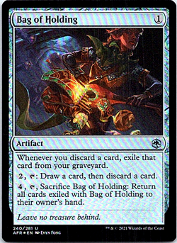 Bag Of Holding Foil Adventures In The Forgotten Realms NM - Image 1
