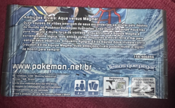Pokemon XY Crise Dupla (Double Crisis) Kyogre Sealed Pack Portuguese Brazil - Image 2