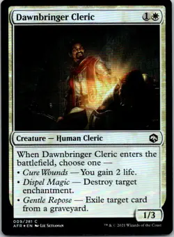 Dawnbringer Cleric Foil Adventures In The Forgotten Realms NM - Image 1