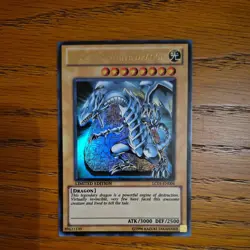 Blue-Eyes White Dragon LC01-EN004 Yu-Gi-Oh Legendary Collection 1 Limited NM - Image 1