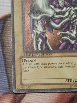 Summoned Skull BPT-002 Reverse Foil Misprint Error Secret Rare Yugioh LP - Image 5