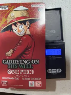 One Piece OP-13 CARRYING ON HIS WILL Sleeved Booster Pack - Heavy - 37.18g 🔥🔥 - Image 1