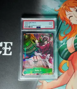 One Piece Awakening Of The New Era Baby 5 OP05-034 R Alt Art PSA 9 English - Image 1