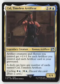 MTG - Cid, Timeless Artificer (0416) U FINAL FANTASY 416 LP-NM - Image 1