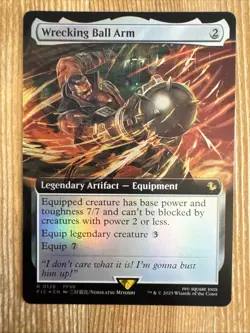 Wrecking Ball Arm - Foil Extended Art FIC NM MTG - Image 1